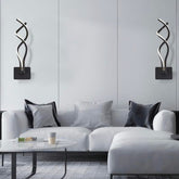 Aplica LED, Design Minimalist, 12*47 cm, Negru