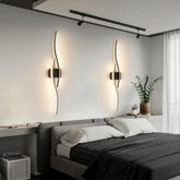 Aplica LED Simplista , 15*60 cm, Negru