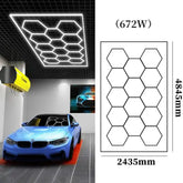 HoneyComb LED, Hexagon Luminos Modular, 484*243 cm
