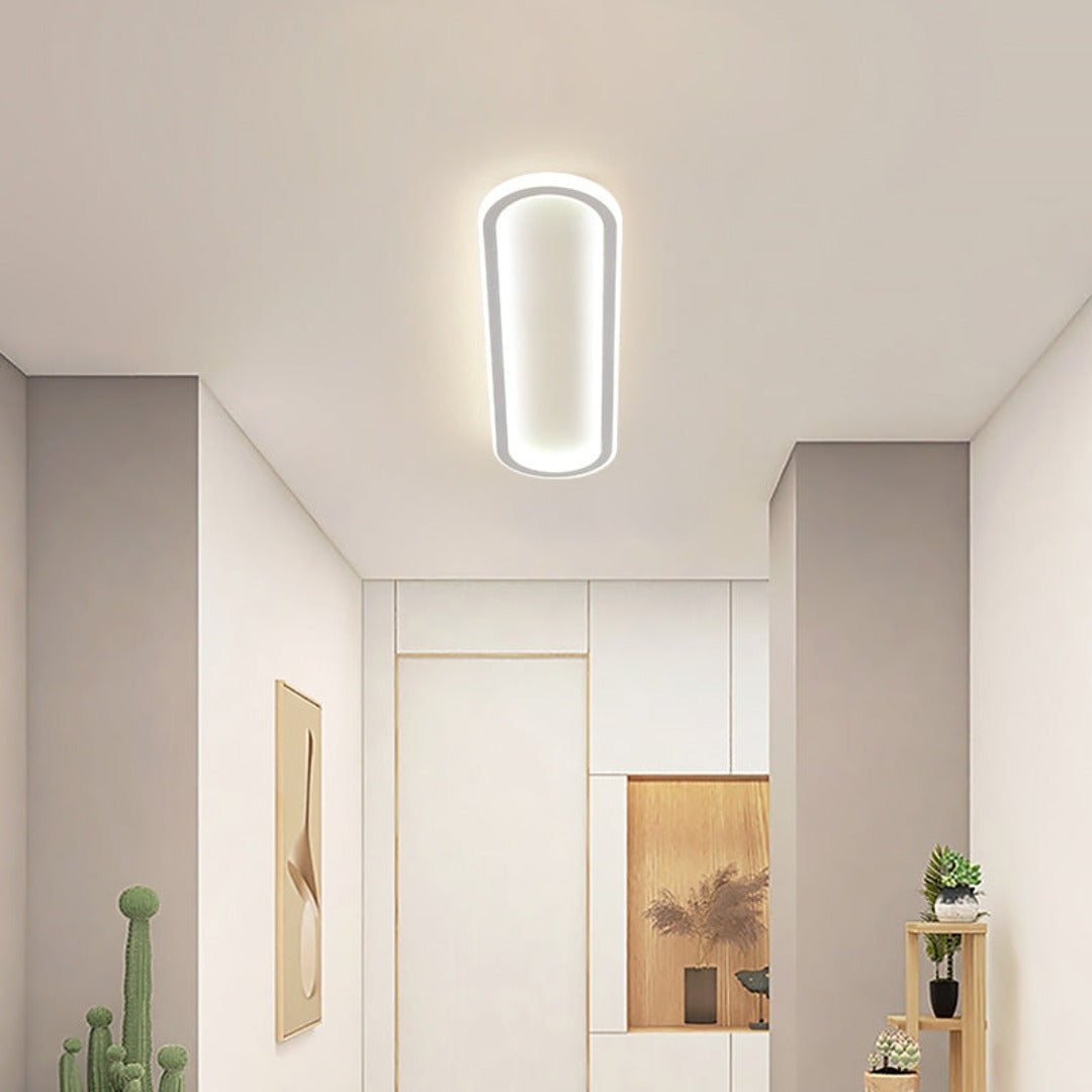 Lustra LED Nordica, 30*15*5 cm, Alb