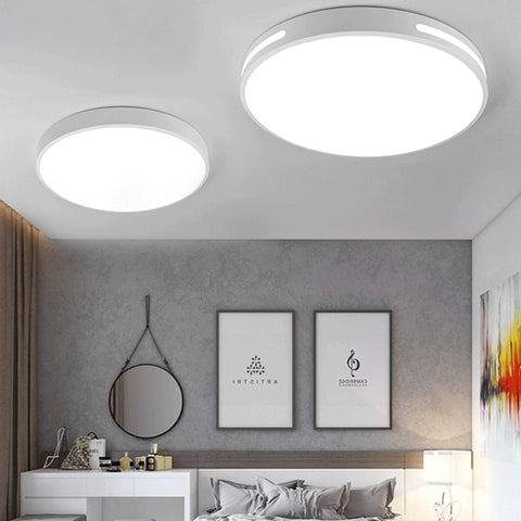 Pafoniera LED Rotunda,  40 cm, Alb