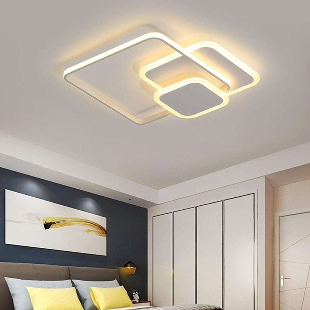 Plafoniera LED 52*52*5 cm, Alb