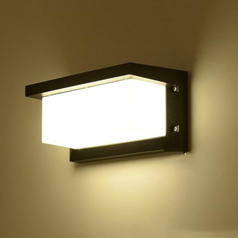 Aplica LED Exterior, 26*12*12 cm, Negru