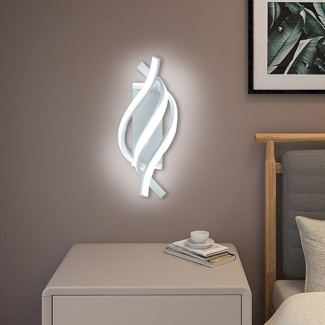 Aplica  LED Perete Elegantă, 12*33 cm, Alb