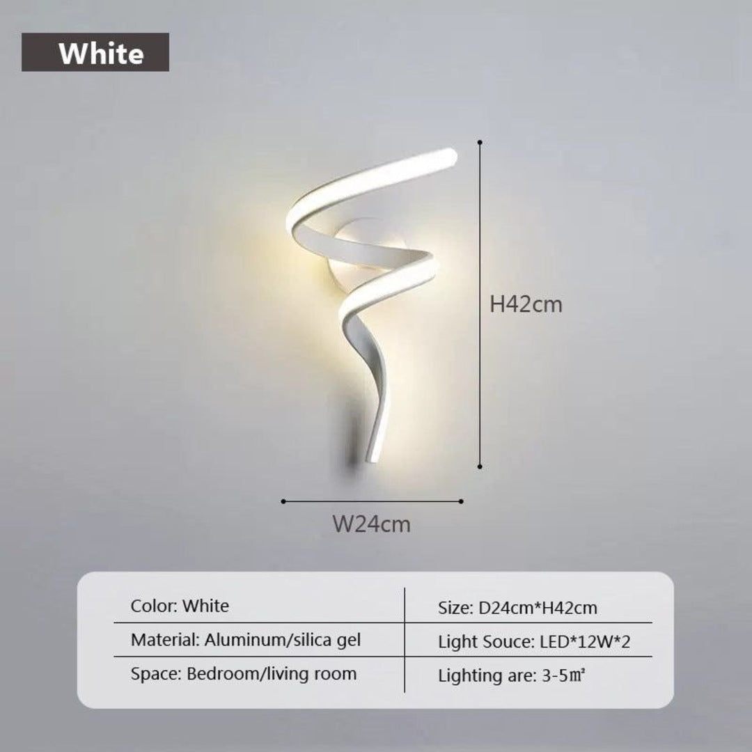 Lampa LED Eleganta 24*42 cm, Alb