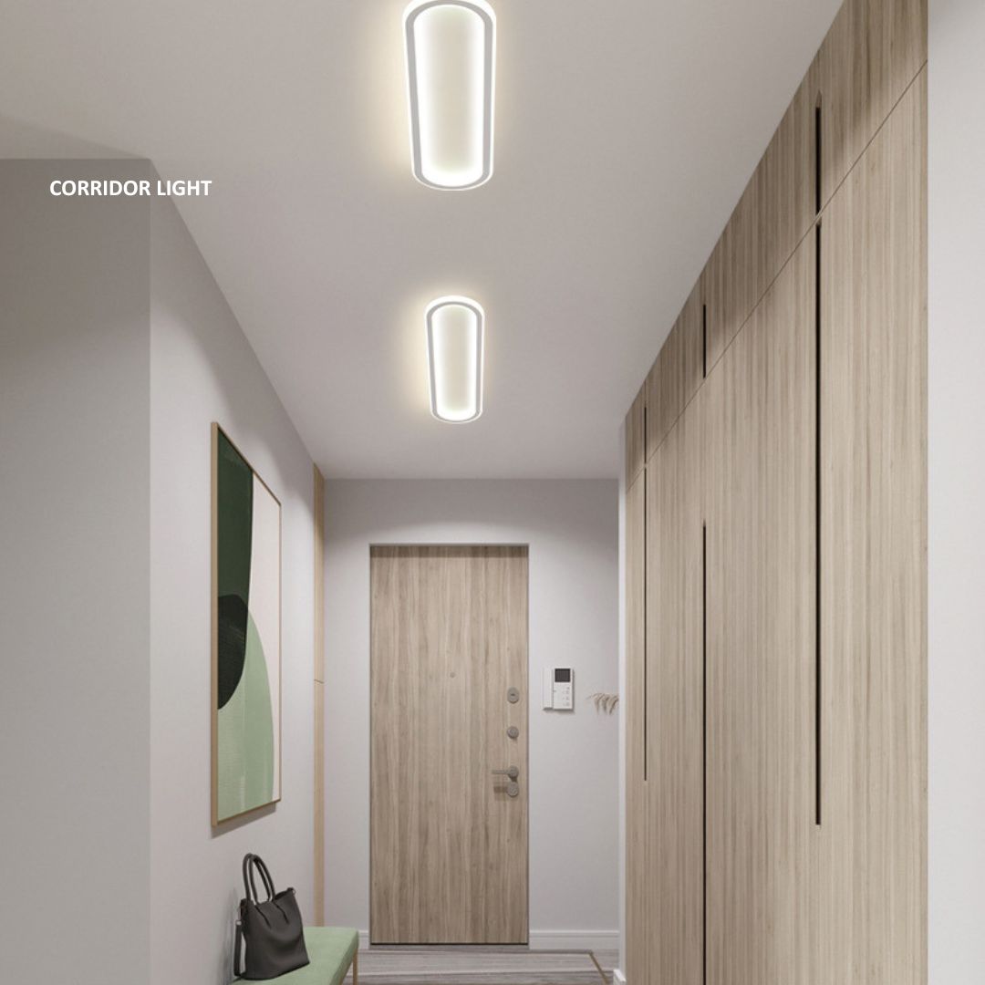 Lustra LED Nordica, 30*15*5 cm, Alb