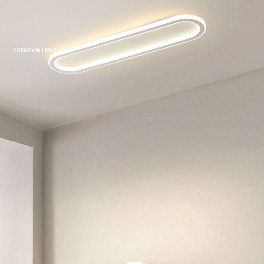 Lustra LED Nordica, 30*15*5 cm, Alb