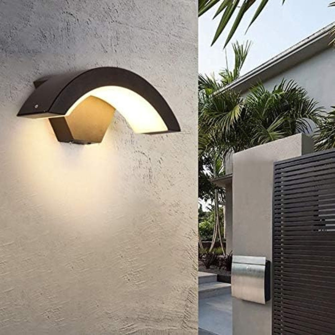 Aplica LED Exterior, 27*10*10 cm, Negru